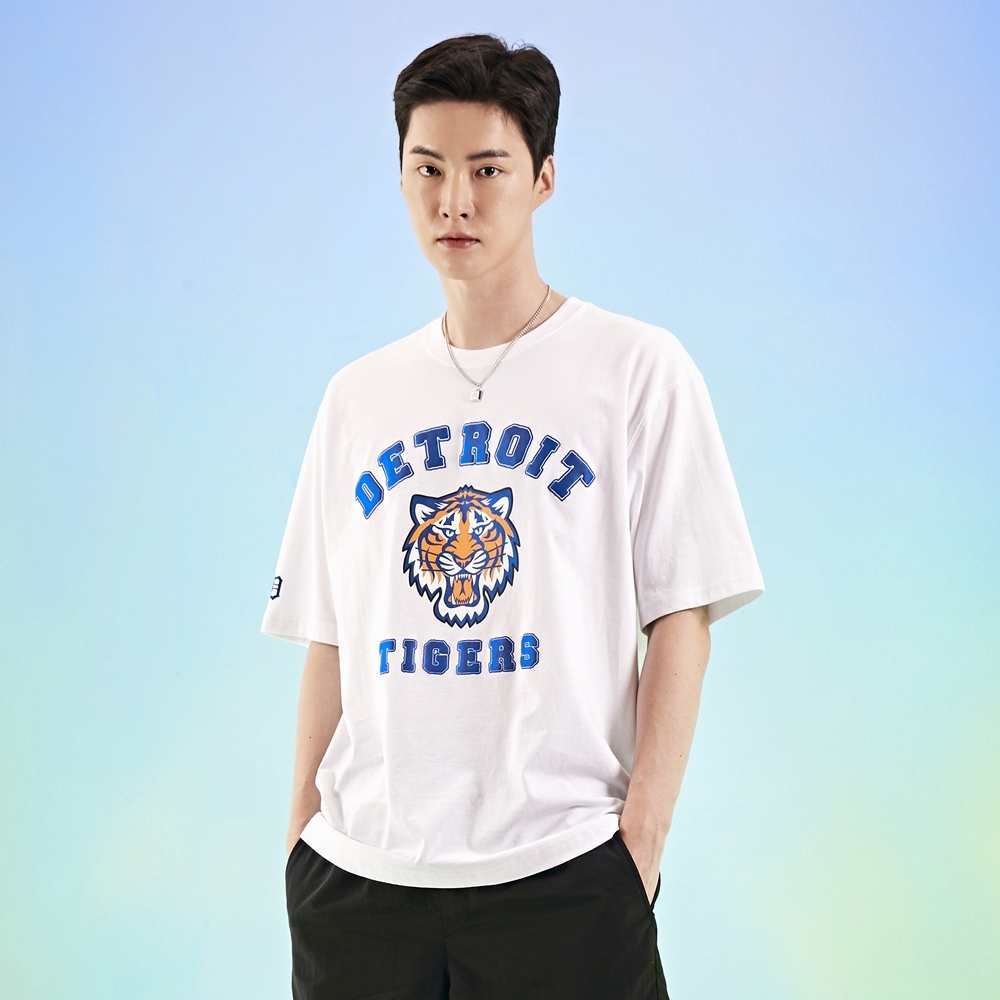 Áo Thun MLB Detroit Tigers Overfit White