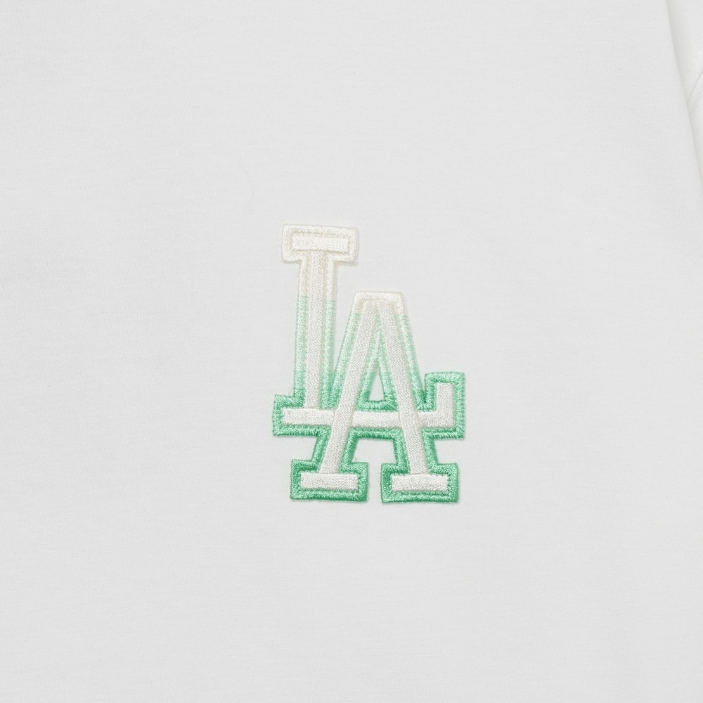 Áo Thun MLB Gradient Monogram Clipping LA Dodgers White