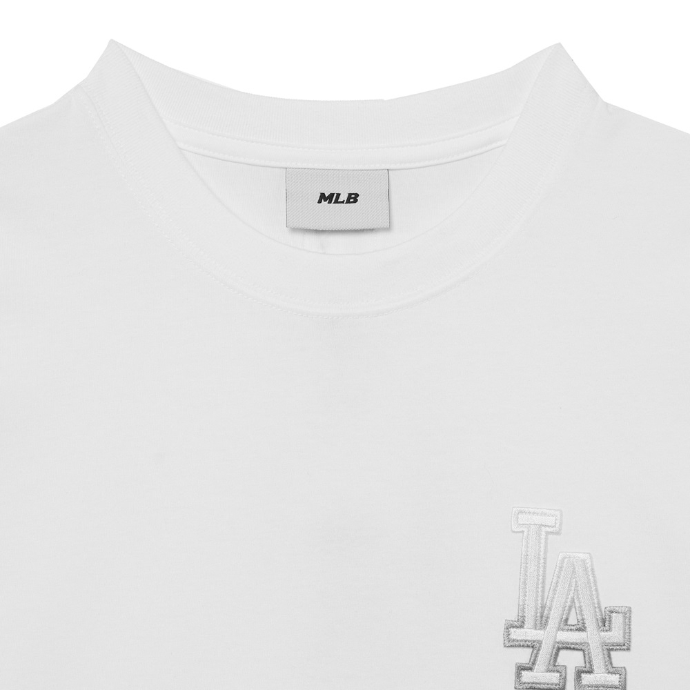 Áo Thun MLB Gradient Monogram Clipping LA Dodgers White
