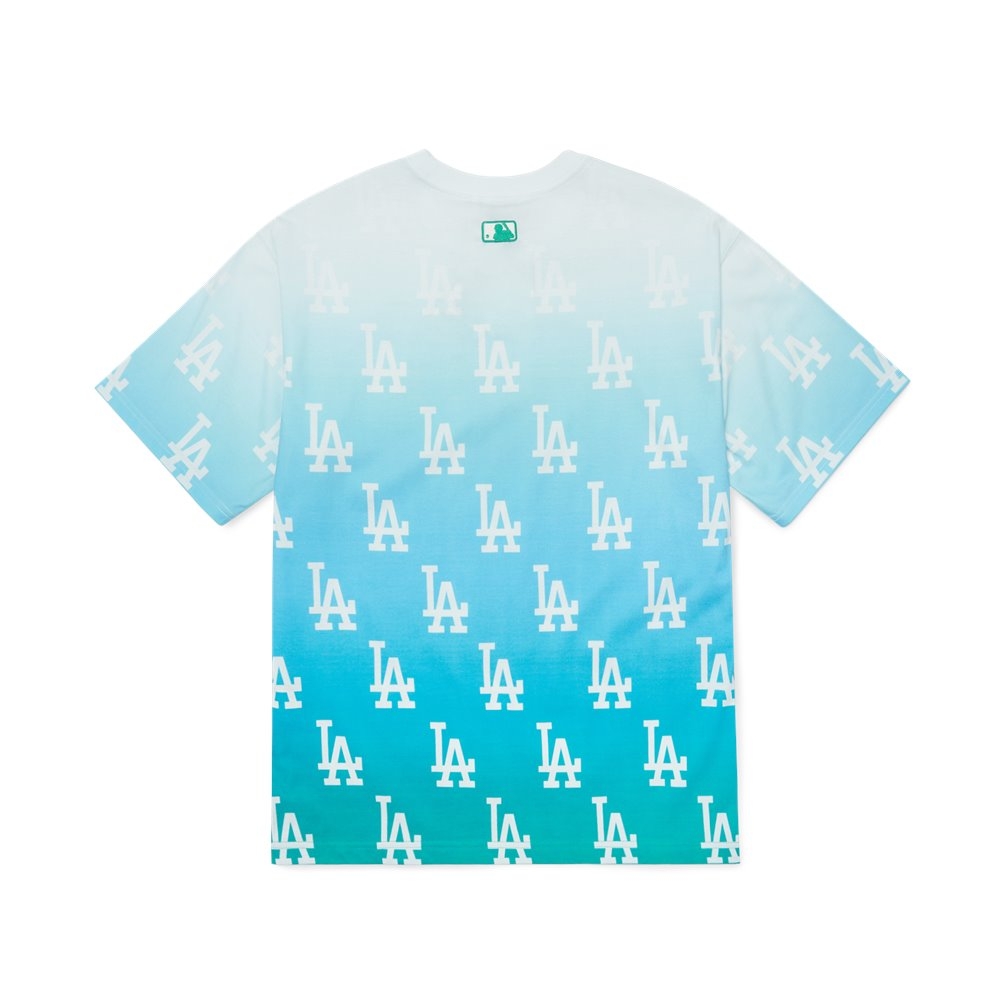 Áo Thun MLB Gradient Monogram Overfit LA Dodgers L.Green