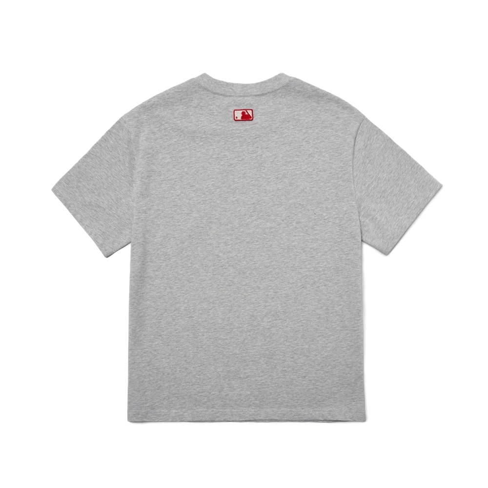 Áo Thun MLB Heart Small Logo Comfortable Fit Boston Red Sox Melange Grey