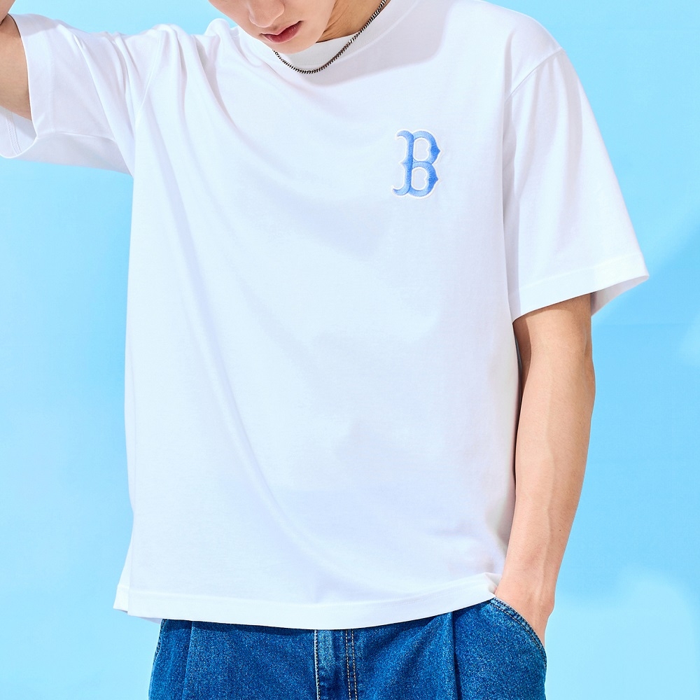 Áo Thun MLB Illusion Clipping Boston Red Sox White