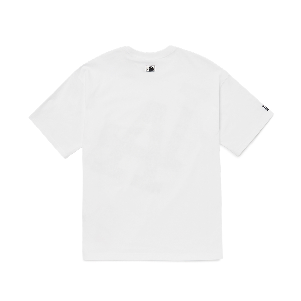 Áo Thun MLB Illusion Mega Overfit T-Shirt LA Dodgers White