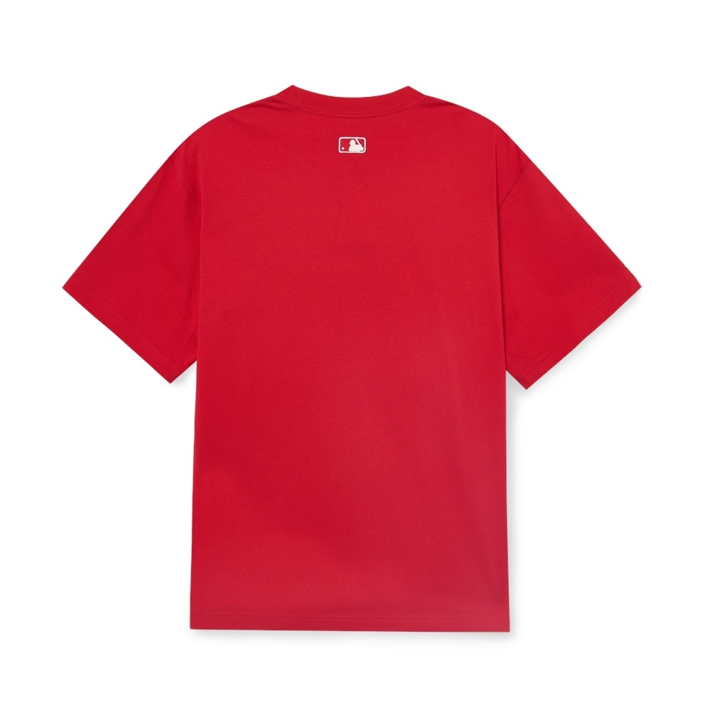 Áo Thun MLB Korea Varsity Logo Boston Red Sox L.Red