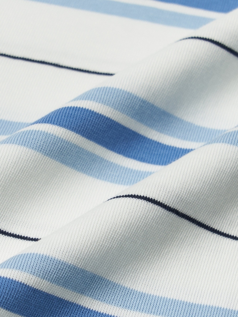 Áo Thun MLB Varsity Stripe Overfit Short Sleeve T-Shirt New York Yankees Ivory