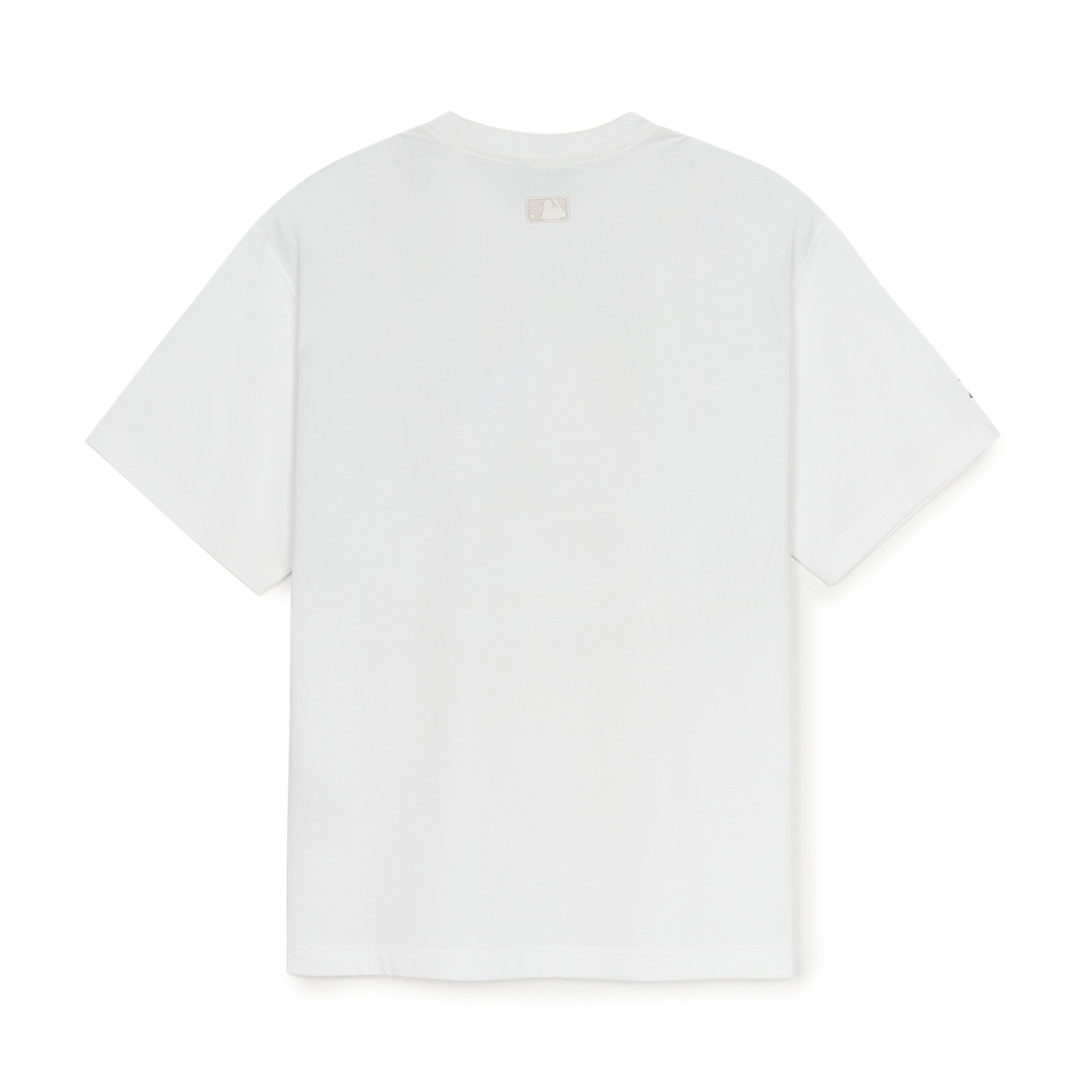 Áo Thun MLB Letter Mega Bear Overfit Short Sleeve T-Shirt New York Yankees White