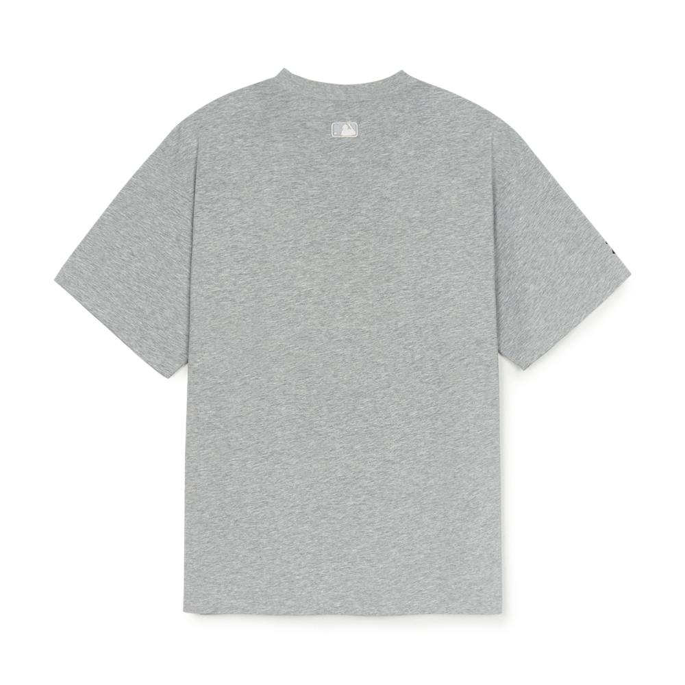 Áo Thun MLB Letter Mega Bear Overfit Short Sleeve T-Shirt New York Yankees Grey