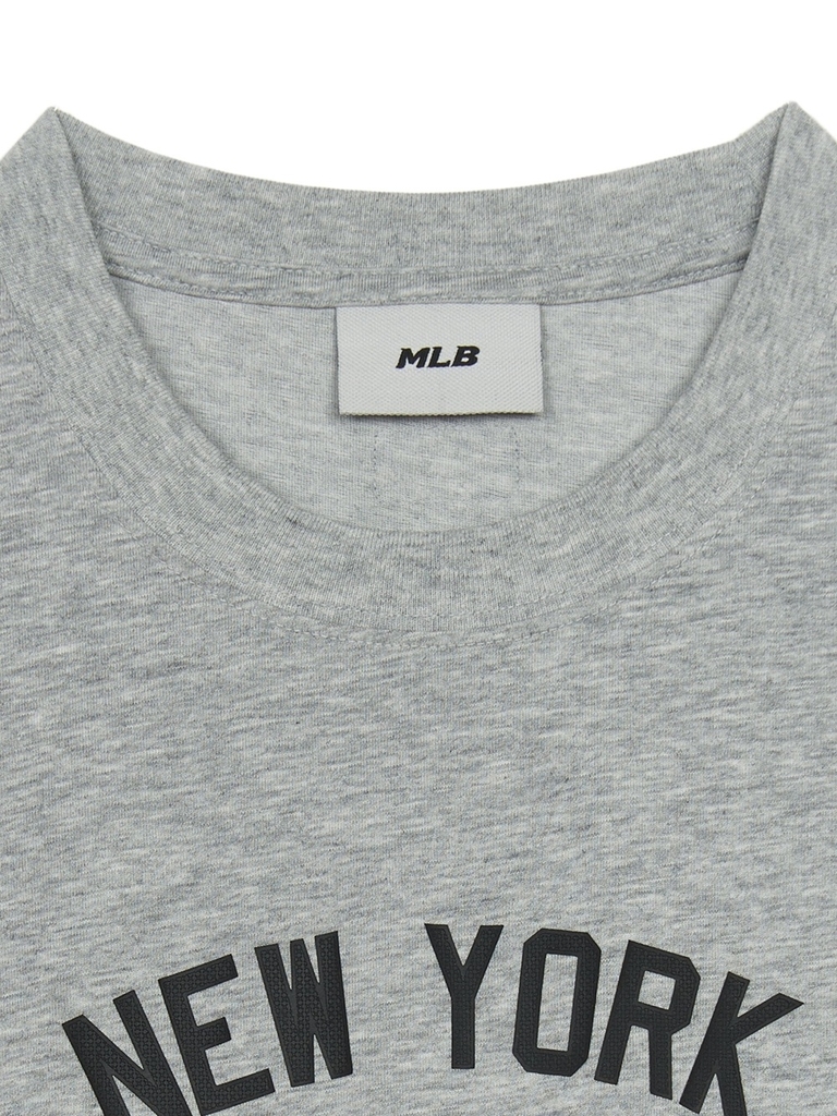 Áo Thun MLB Letter Mega Bear Overfit Short Sleeve T-Shirt New York Yankees Grey