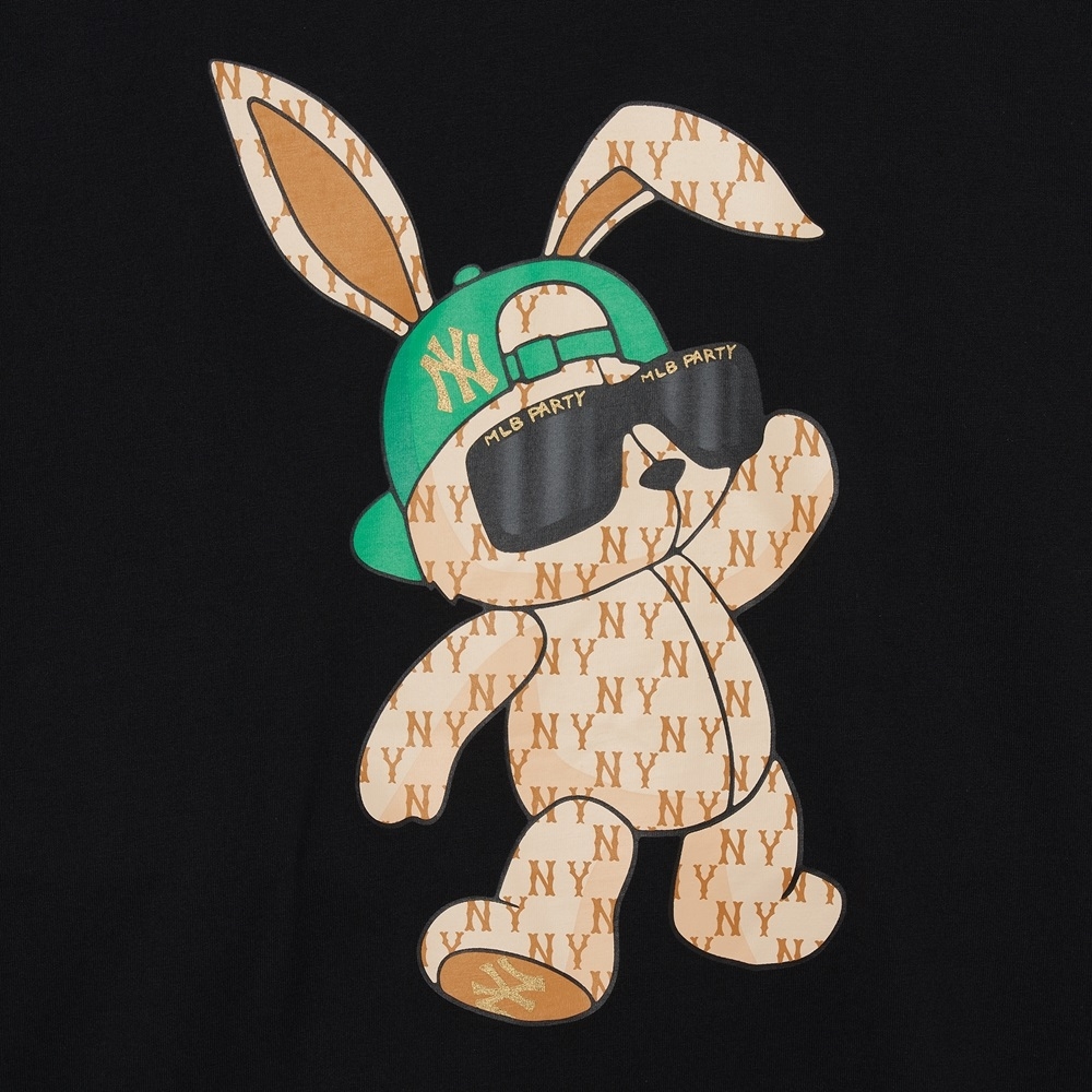 Áo Thun MLB New Year Rabbit New York Yankees Black