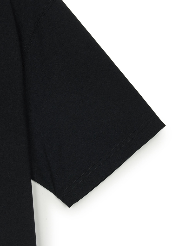 Áo Thun MLB New Year Snake Cartoon Graphic Overfit Short Sleeve T-Shirt New York Yankees Black