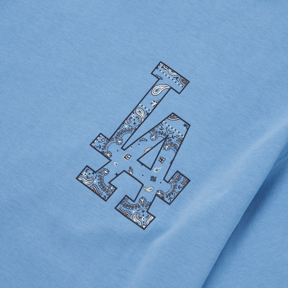 Áo Thun MLB Megalogo Paisley LA Dodgers L.Blue