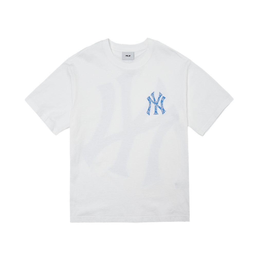 Áo Thun MLB Paisley Megalogo New York Yankees White