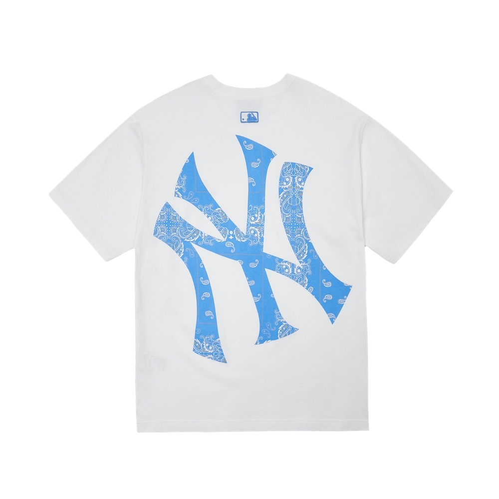 Áo Thun MLB Paisley Megalogo New York Yankees White