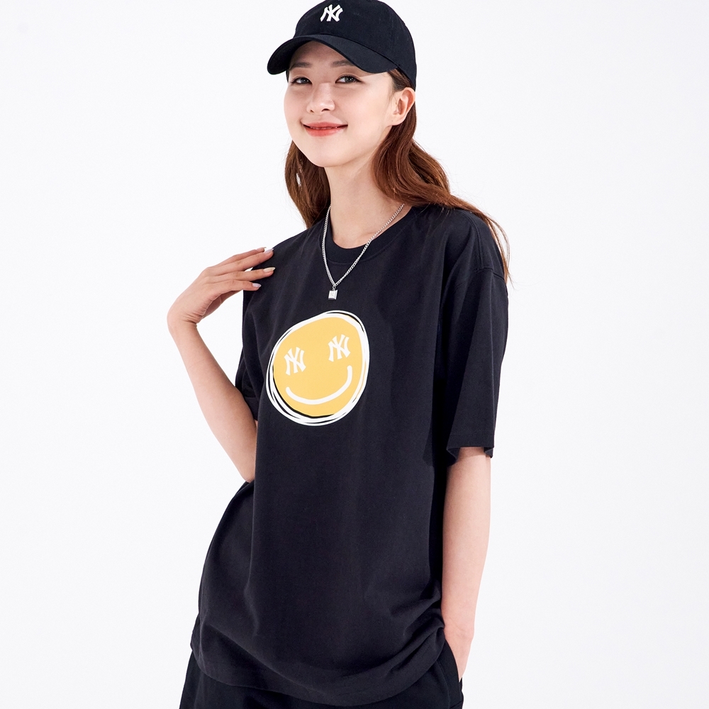 Áo Thun MLB Smile New York Yankees Black