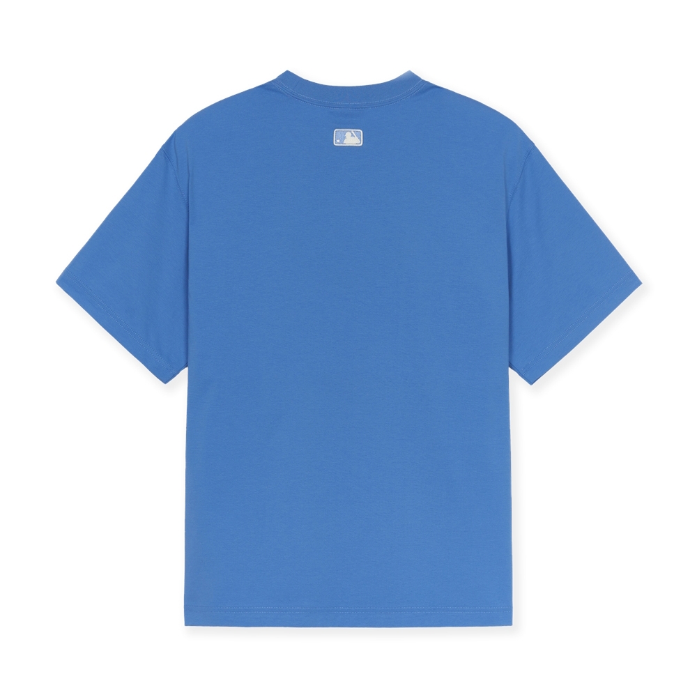 Áo Thun MLB Summer Letter Graphic Overfit Short Sleeve T-Shirt LA Dodgers Blue