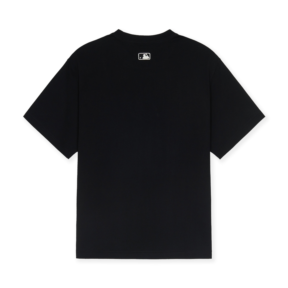 Áo Thun MLB Summer Letter Graphic Overfit Short Sleeve T-Shirt New York Yankees Black