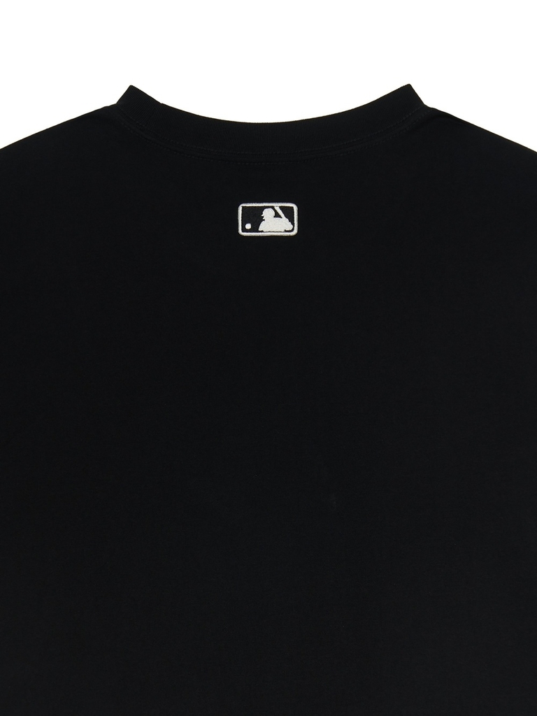 Áo Thun MLB Summer Letter Graphic Overfit Short Sleeve T-Shirt New York Yankees Black