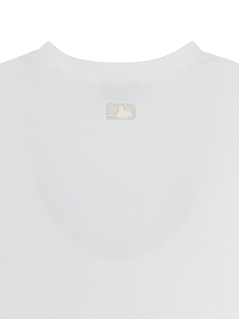 Áo Thun MLB Summer Letter Graphic Overfit Short Sleeve T-Shirt New York Yankees White