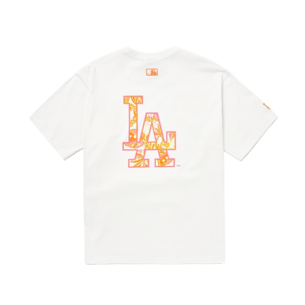 Áo Thun MLB Summer Night LA Dodgers White