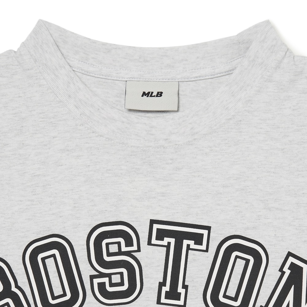 Áo Thun MLB Varsity Overfit Boston Red Sox L.Melange Grey