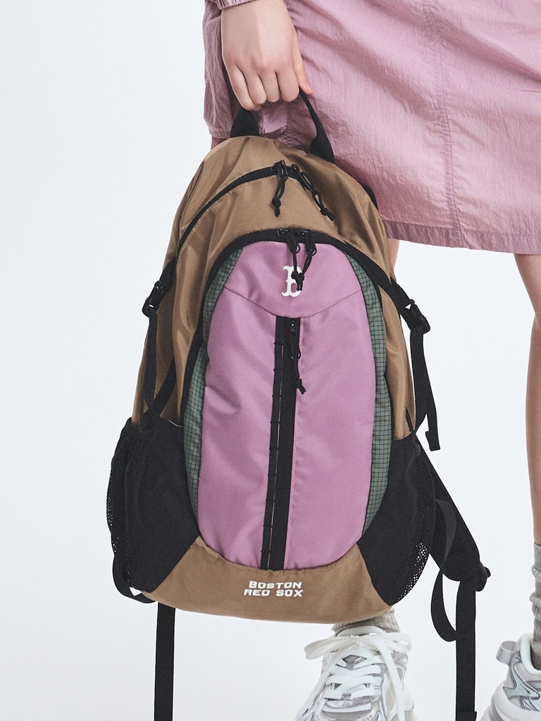 Balo MLB Basic Gofcore Backpack Boston Red Sox Pink