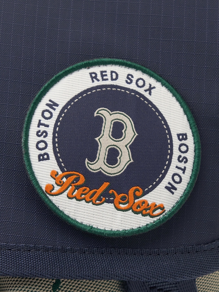 Balo MLB Korea Premium Outdoor Backpack Boston Red Sox Beige