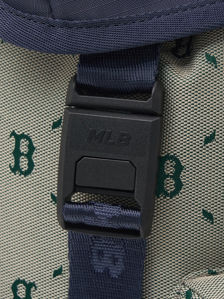 Balo MLB Korea Premium Outdoor Backpack Boston Red Sox Beige