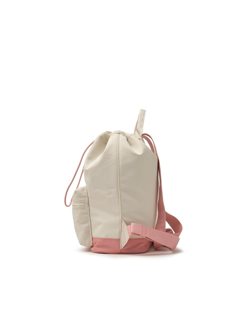 Balo MLB Korea Basic Nylon Sportive Backpack Boston Red Sox Cream