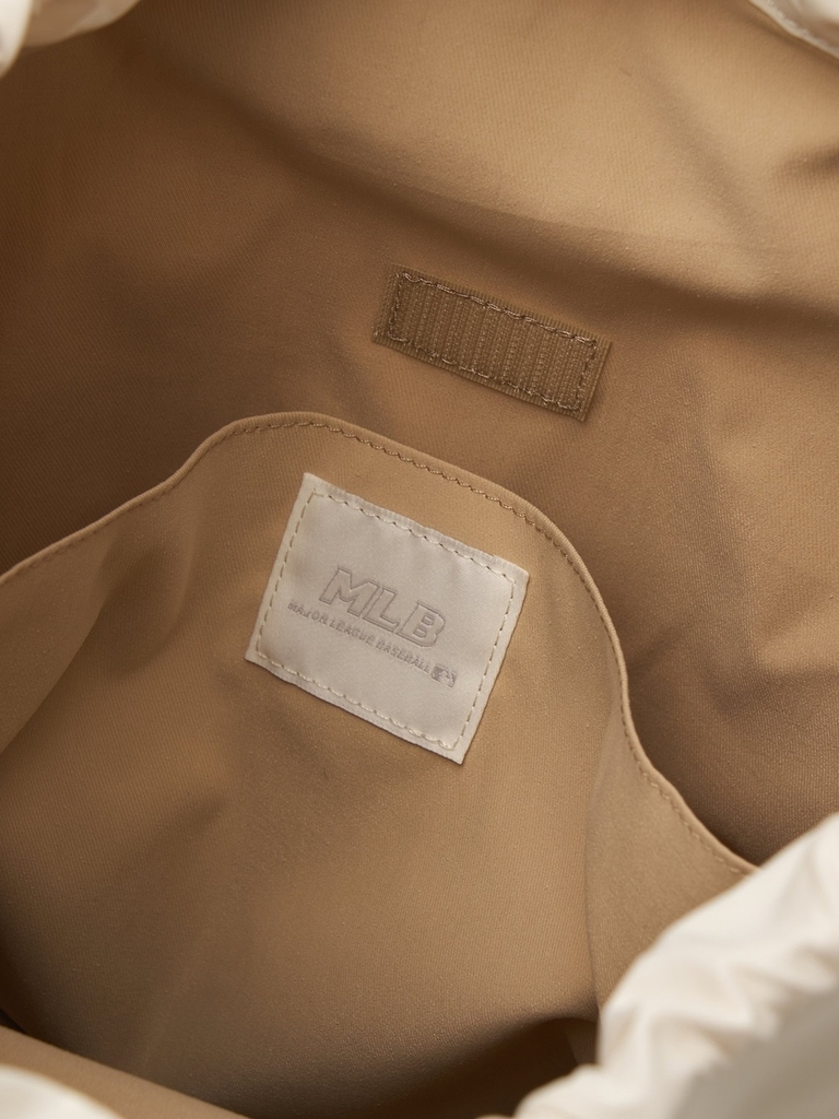 Balo MLB Korea Basic Nylon Sportive Backpack Boston Red Sox Cream