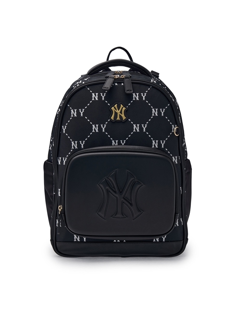 Balo MLB Korea Newlux Mono Backpack Set New York Yankees Black