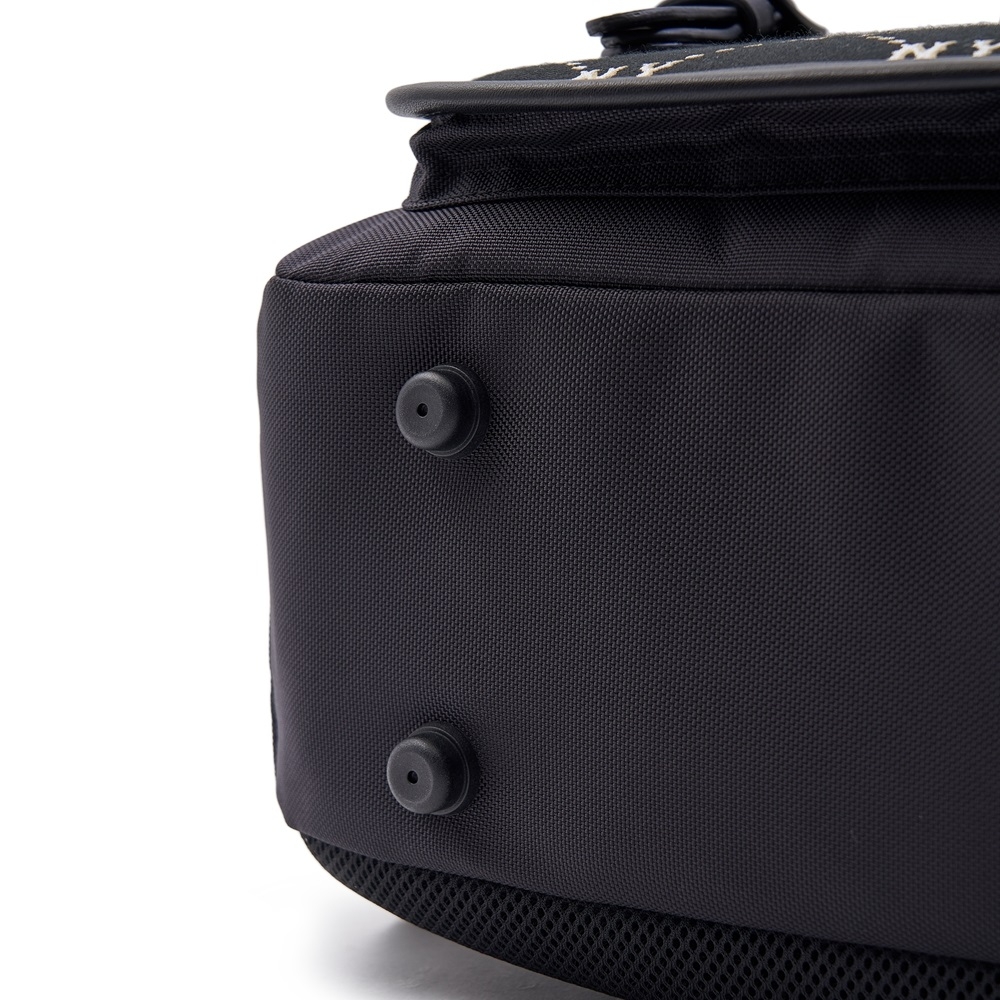 Balo MLB Korea Diamond Monogram Jacquard Cute Bear New York Yankees Black