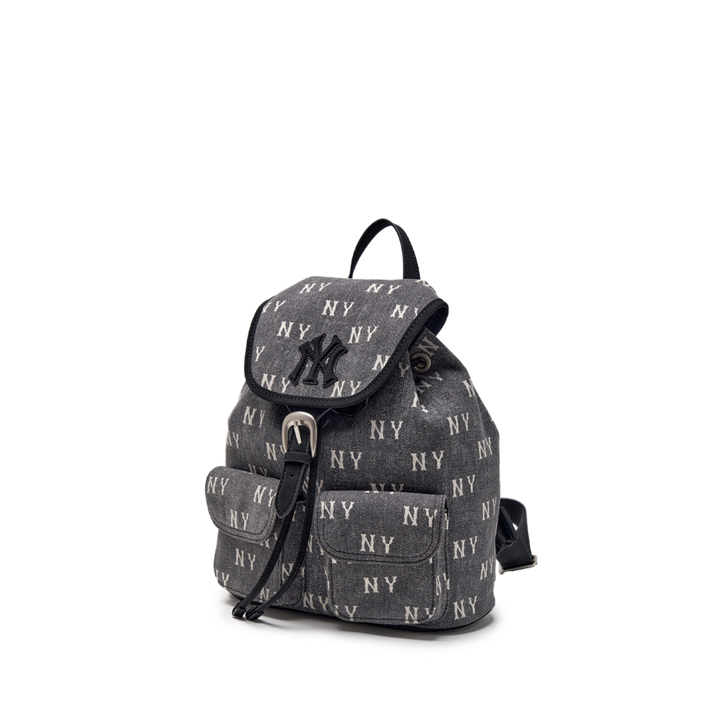 Balo MLB Classic Mono Vintage Denim Backpack New York Yankees Grey