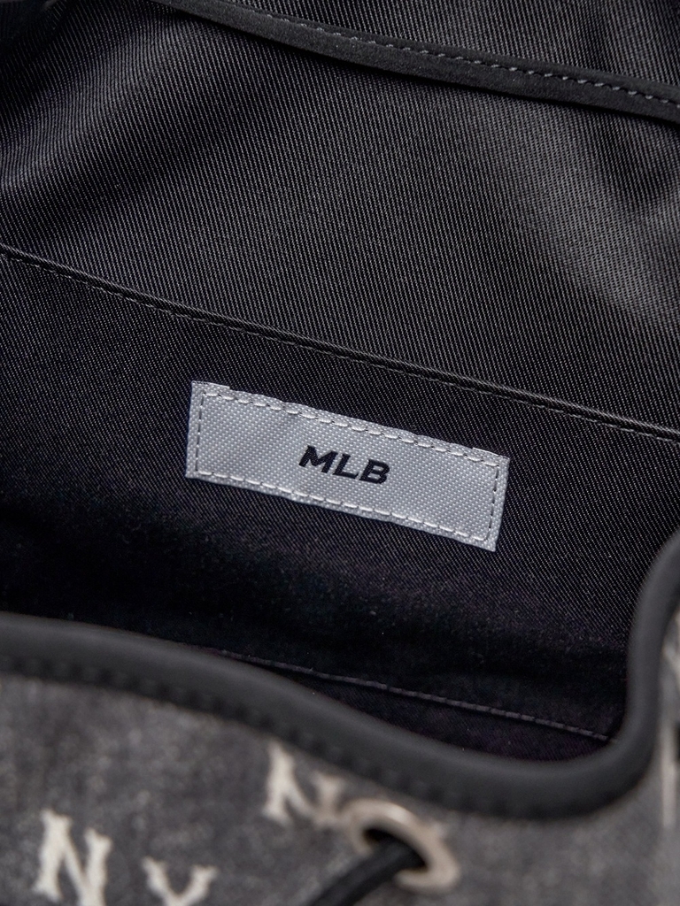 Balo MLB Classic Mono Vintage Denim Backpack New York Yankees Grey