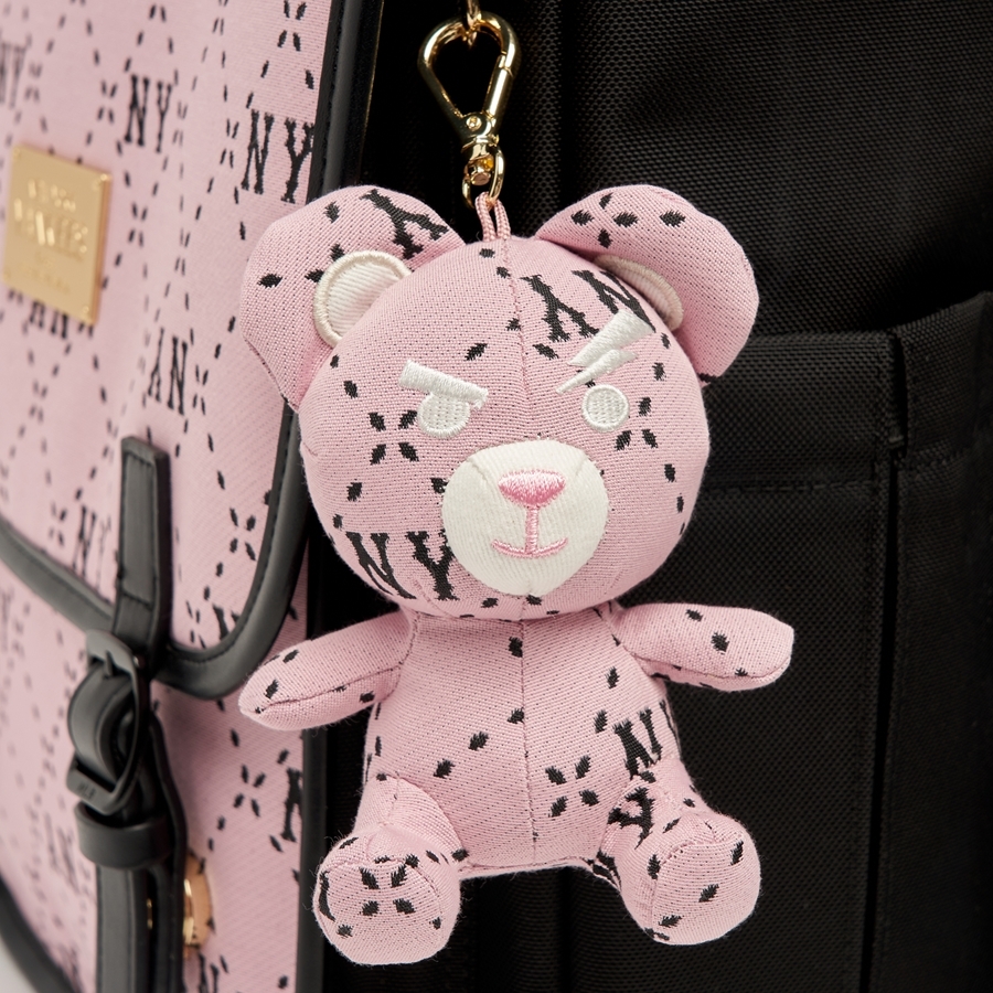Balo MLB [KIDS] Diamond Monogram Backpack New York Yankees Pink