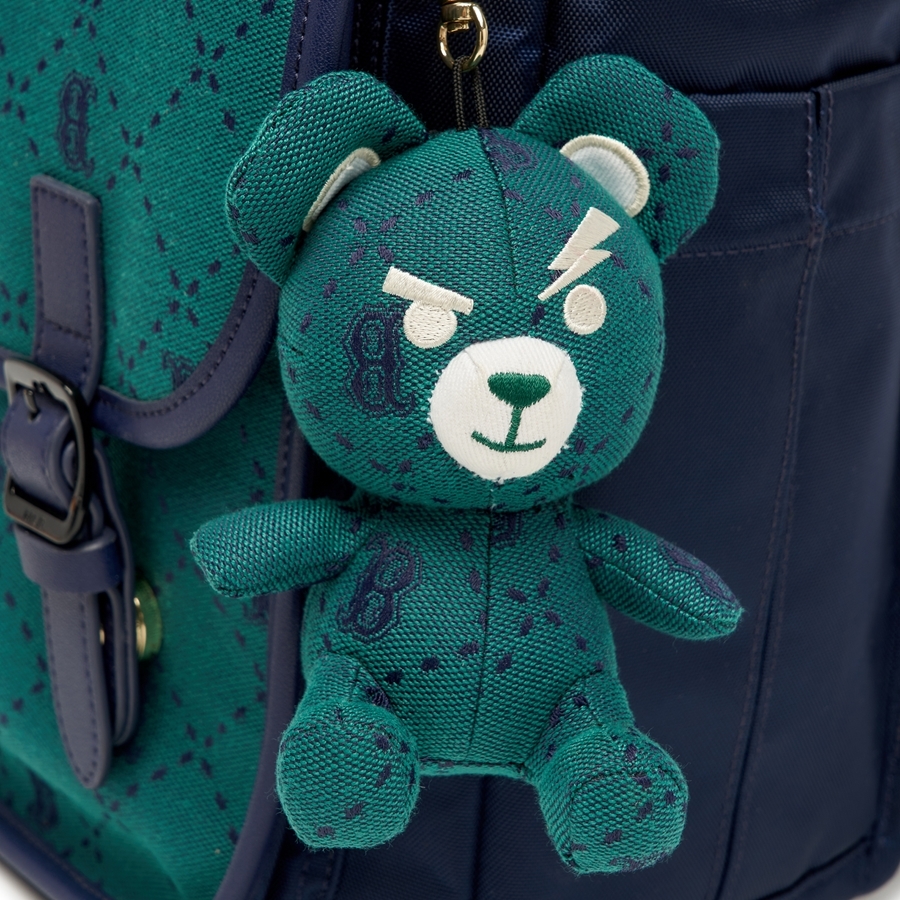 Balo MLB [KIDS] Diamond Monogram Backpack Boston Red Sox Green