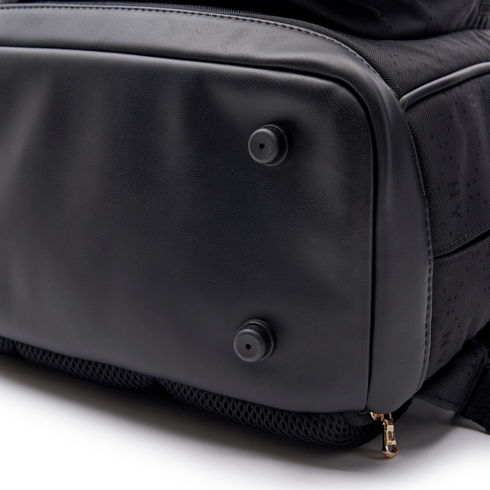 Balo MLB Korea Diamond Monogram Tone-Tone Jacquard New York Yankees Black