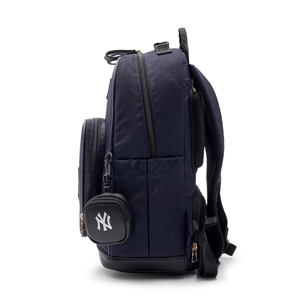 Balo MLB Korea Diamond Monogram Tone-Tone Jacquard New York Yankees D.Navy