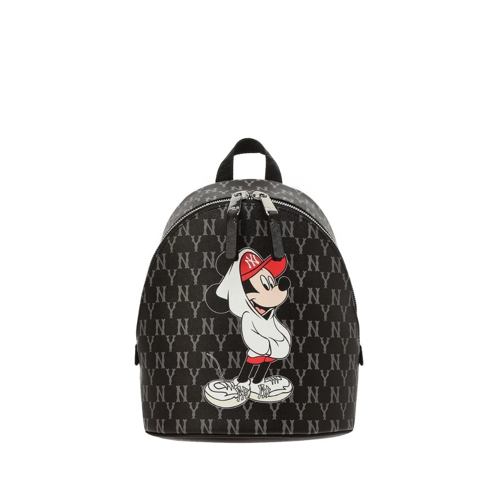 Balo MLB Korea Disney Mickey Monogram New York Yankess Black