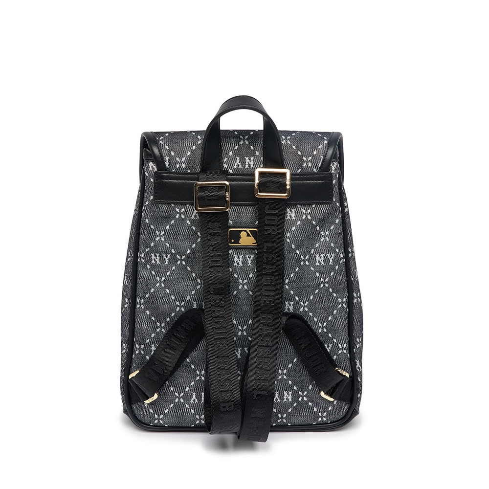 Balo MLB Korea [KIDS] Diamond Monogram New York Yankees Black