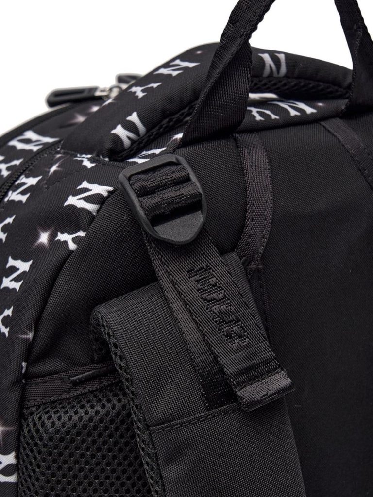 Balo MLB [KIDS] Lux Monogram School Bag New York Yankees Black