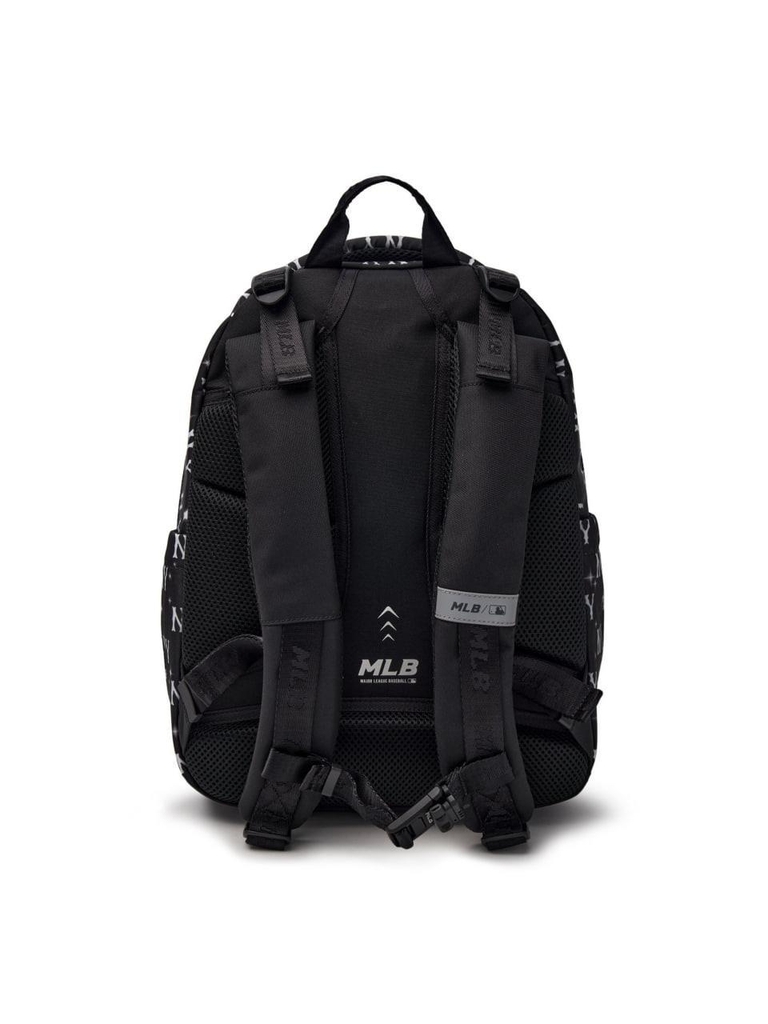 Balo MLB [KIDS] Lux Monogram School Bag New York Yankees Black