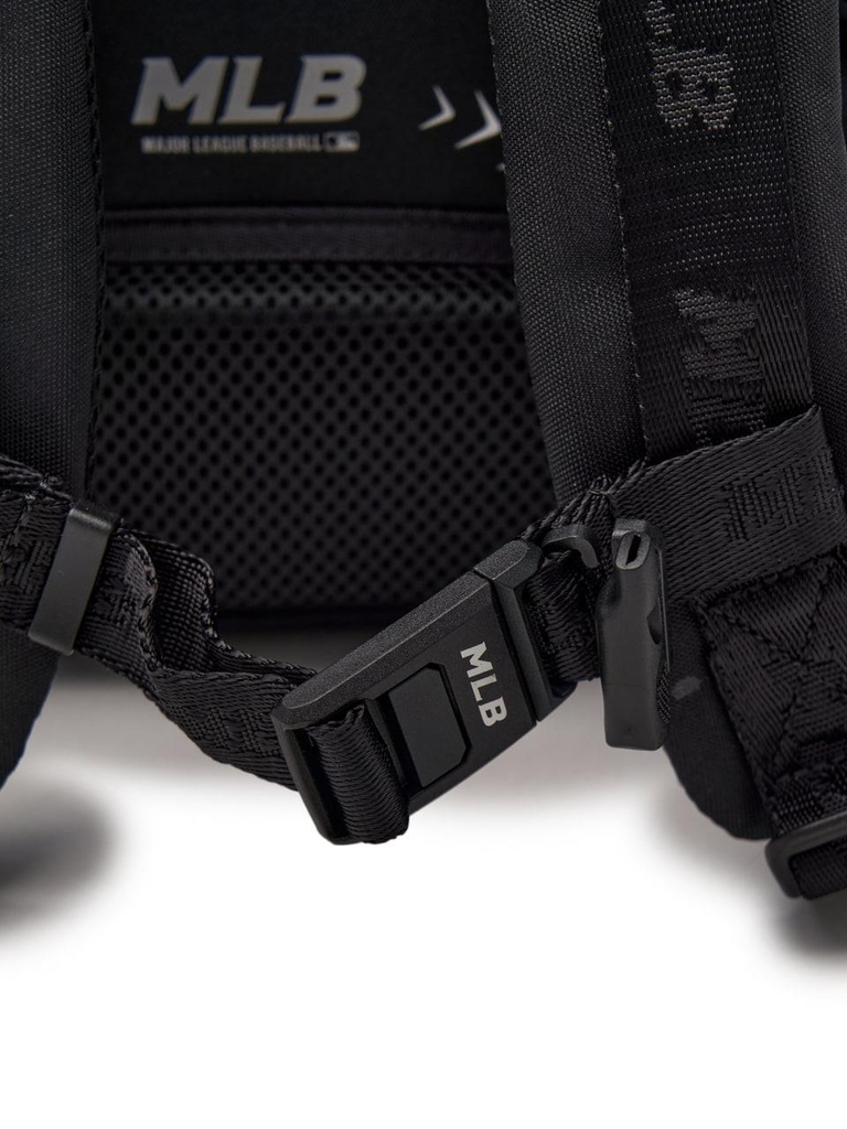 Balo MLB [KIDS] Lux Monogram School Bag New York Yankees Black