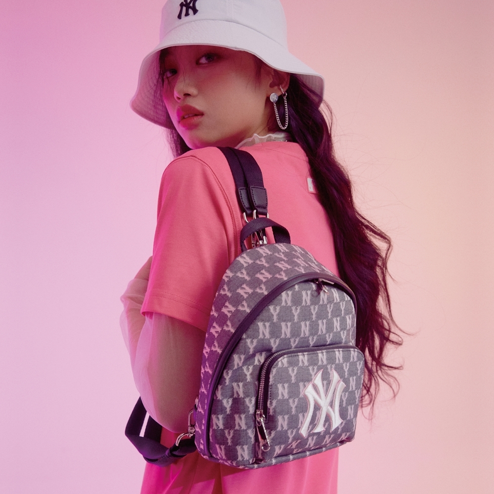 Balo MLB Mini Monogram Jacquard New York Yankees Black