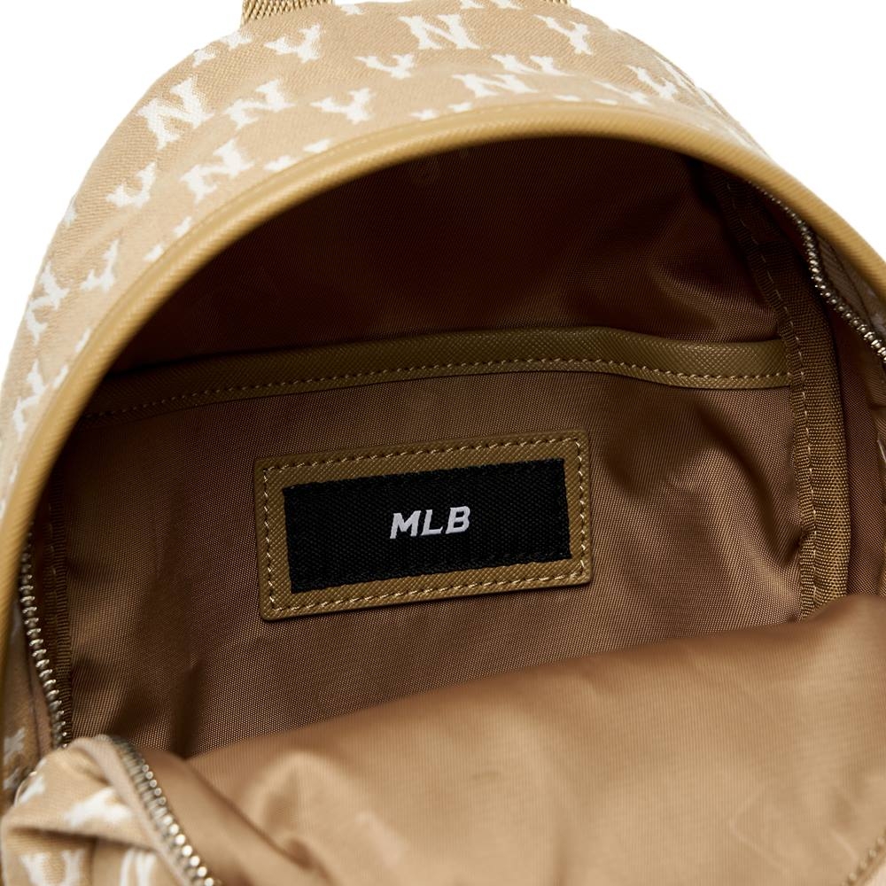 Balo MLB Mini Monogram Jacquard New York Yankees Beige