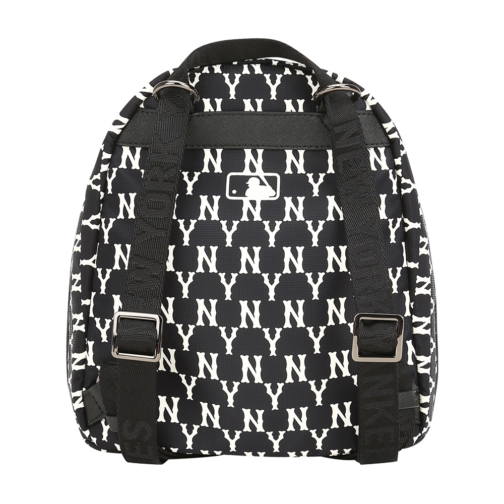 Balo MLB Mini Monogram New York Yankees Black