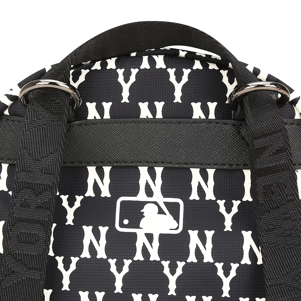 Balo MLB Mini Monogram New York Yankees Black