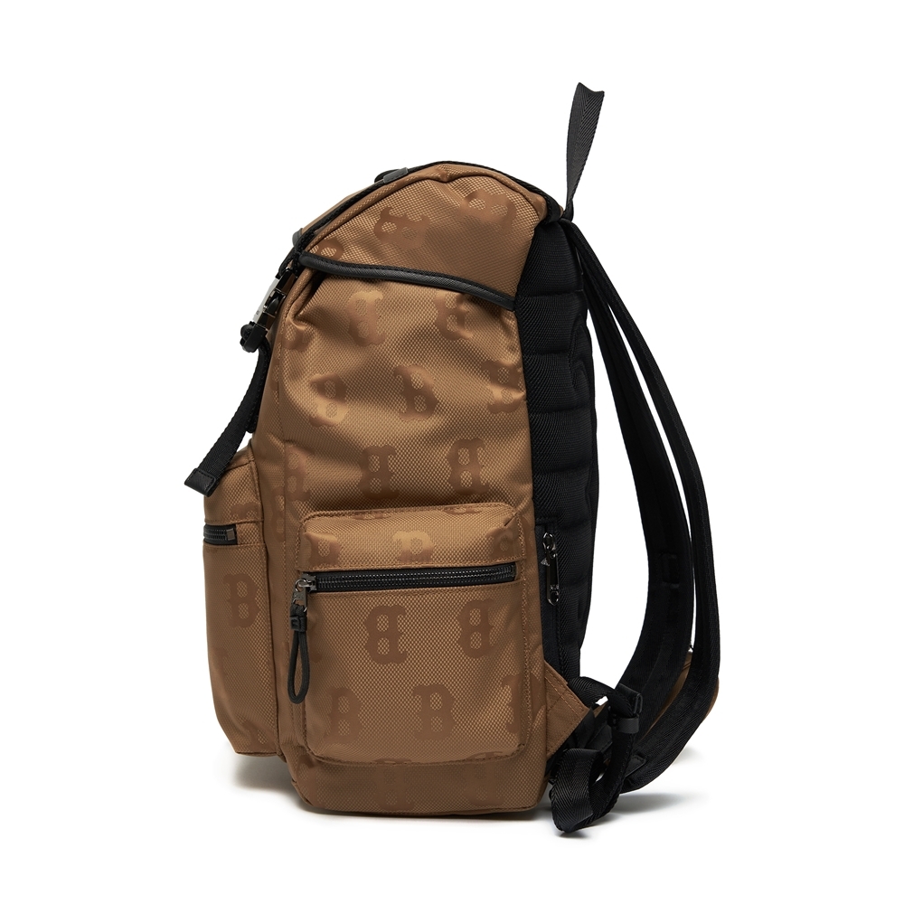 Balo MLB Monogram Nylon Jacquard Boston Red Sox D.Beige