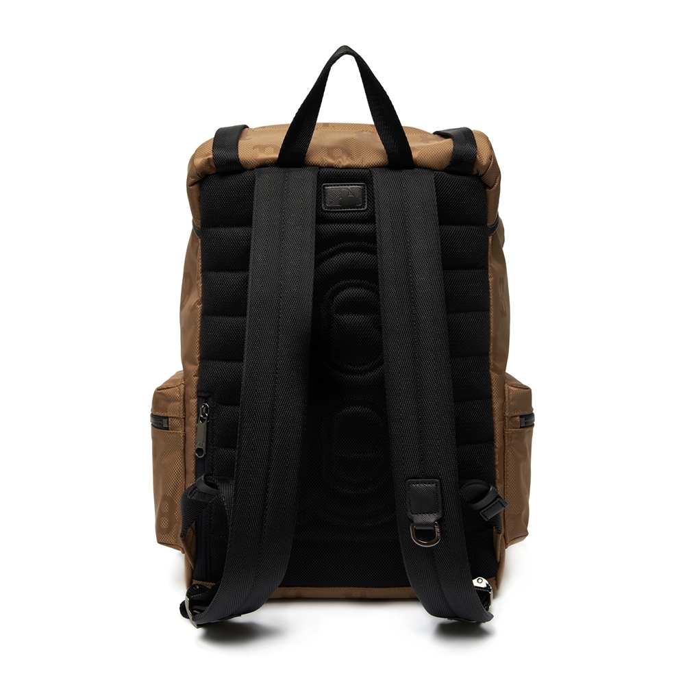 Balo MLB Monogram Nylon Jacquard Boston Red Sox D.Beige