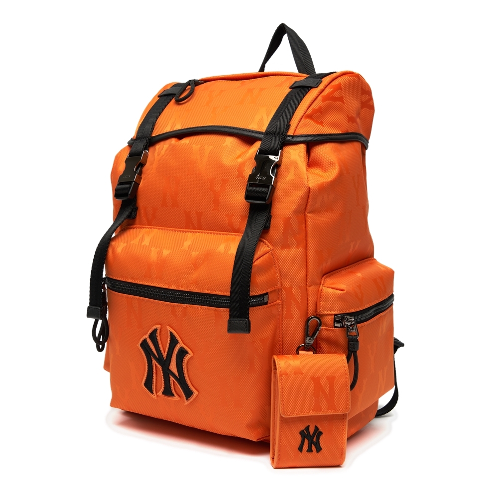Balo MLB Monogram Nylon Jacquard New York Yankees Orange