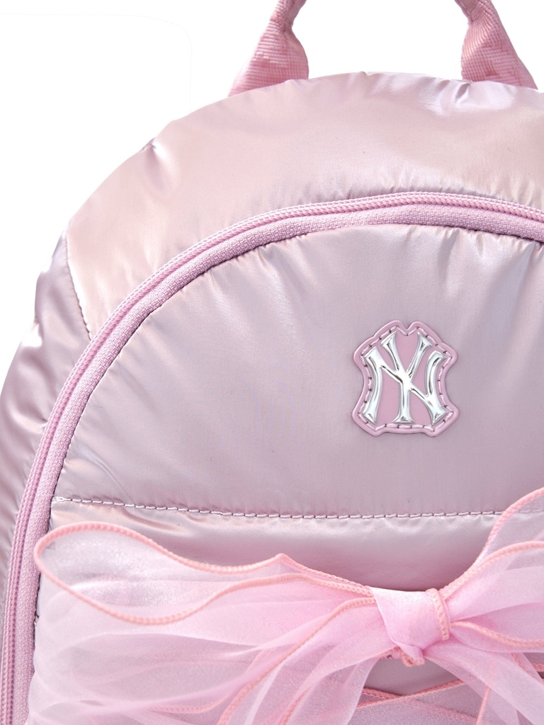 Balo MLB Girls' Lightweight Ribbon Backpack New York Yankees Pink
